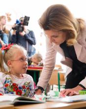 Марина Порошенко презентувала у Бучі перший на Київщині проект з інклюзивної освіти