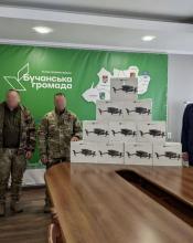 Коптери з Бучі поїдуть у самі гарячі точки України Коптери з Бучі поїдуть у самі гарячі точки України