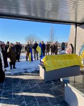 У Бучі попрощалися з 29-річним Героєм Олександром Боднарем У Бучі попрощалися з 29-річним Героєм Олександром Боднарем