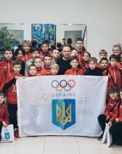 Юні футболісти з Бучі завітали до Олімпійського дому Юні футболісти з Бучі завітали до Олімпійського дому
