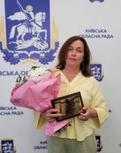 Педагогиня з Бучі отримала Київську обласну премію за внесок у розвиток культури та мистецтва Педагогиня з Бучі отримала Київську обласну премію за внесок у розвиток культури та мистецтва