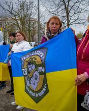 Стань голосом зниклих... У Бучі пройшла мирна акція «Голоси тиші».