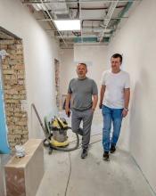 Бучанський міський голова перевірив хід будівництва Бучанського центру реабілітації для дітей з інвалідністю, що по вулиці Захисників України Бучанський міський голова перевірив хід будівництва Бучанського центру реабілітації для дітей з інвалідністю, що по вулиці Захисників України