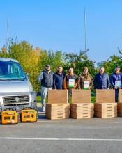 36 старлінків, мікроавтобус Fiat і два генератори — чергова допомога від Бучанської громади для восьми підрозділів, у яких служать наші земляки 36 старлінків, мікроавтобус Fiat і два генератори — чергова допомога від Бучанської громади для восьми підрозділів, у яких служать наші земляки