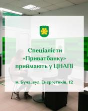  Спеціалісти КБ «Приватбанк» приймають у ЦНАПі