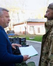 Необхідна допомога для 3-ї окремої штурмової бригади. Сьогодні передали спорядження нашим бучанцям — Олегу Мовчану та Юрію Коваленку. 