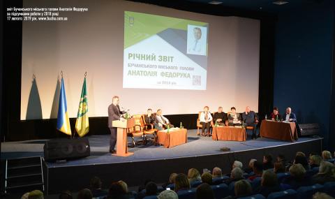 Відбувся звіт Бучанського міського голови Анатолія Федорука Відбувся звіт Бучанського міського голови Анатолія Федорука