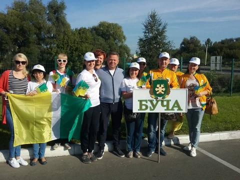 Бучанська громада зустрічала Міжнародний веломарофон "Київська сотка"