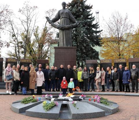 У Бучанській громаді вшанували пам"ять Героїв У Бучанській громаді вшанували пам"ять Героїв