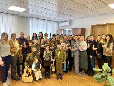 Вифлеємський вогонь миру вже у Бучі Вифлеємський вогонь миру вже у Бучі