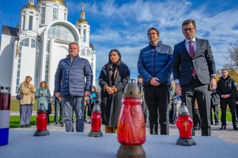 До Бучі прибула офіційна делегація Федеративної Республіки Німеччина на чолі з Федеральною міністеркою економічного співробітництва та розвитку Рім Алабалі-Радован