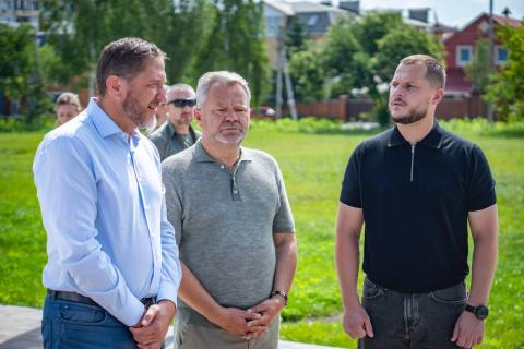 До Бучі завітав Віцепрем’єр-міністр і Міністр фінансів Республіки Словенія Клемен Боштянчіч