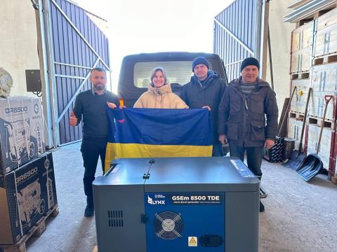 Бучанська громада отримала потужний генератор від Посольства України в Північній Македонії.