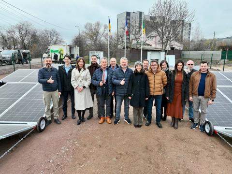 Готуємося до повноцінного запуску інноваційних сонячних електростанцій, які уряд Франції передав Бучанській громаді за сприяння Київської обласної державної адміністрації