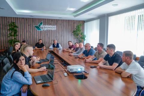 У Бучанській міській раді відбулася робоча нарада щодо реалізації проєкту «Рух без барʼєрів» по вулиці Енергетиків У Бучанській міській раді відбулася робоча нарада щодо реалізації проєкту «Рух без барʼєрів» по вулиці Енергетиків