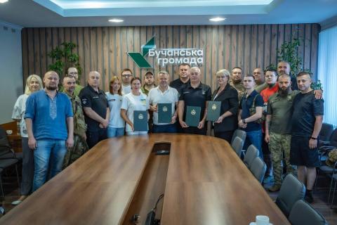 Бучанська громада посилює підтримку ветеранів: підписано важливі меморандуми про співпрацю Бучанська громада посилює підтримку ветеранів: підписано важливі меморандуми про співпрацю