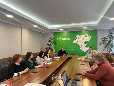 У Бучанській міській раді відбулася перша зустріч у рамках проєкту «Здорова громада» у 2025 році