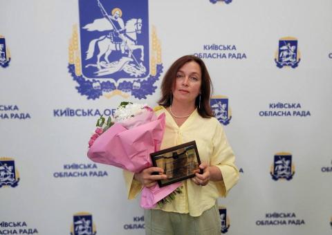 Педагогиня з Бучі отримала Київську обласну премію за внесок у розвиток культури та мистецтва