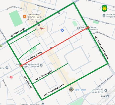 Нагадуємо про тимчасові зміни в організації дорожнього руху.