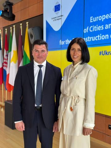 Заступник Бучанського міського голови Дмитро Чейчук взяв участь у Форумі Європейського альянсу міст і регіонів з відбудови України та заході Комітету регіонів ЄС Заступник Бучанського міського голови Дмитро Чейчук взяв участь у Форумі Європейського альянсу міст і регіонів з відбудови України та заході Комітету регіонів ЄС