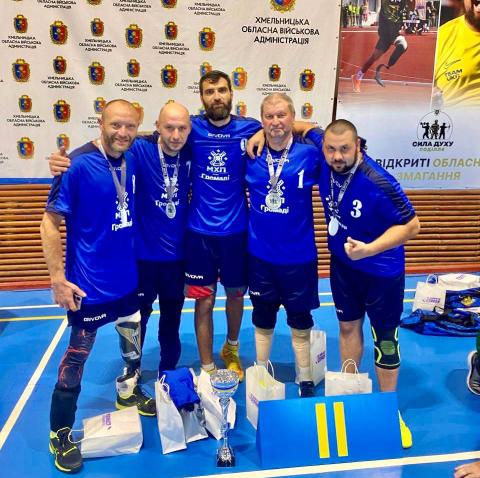 Ветеран із Ворзеля Сергій Гурдуза виборов срібло у складі команди «Вільні» на змаганнях «Сила духу Поділля»