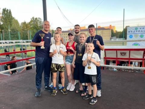 Бучанські спортсмени здобули високі результати на Відкритому кубку з кікбоксингу WAKO у місті Вишневе