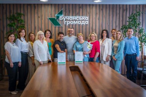 Напередодні Дня адміністратора ЦНАП відзначили тих, хто щодня забезпечує якісне та своєчасне надання адміністративних послуг жителям Бучанської громади Напередодні Дня адміністратора ЦНАП відзначили тих, хто щодня забезпечує якісне та своєчасне надання адміністративних послуг жителям Бучанської громади