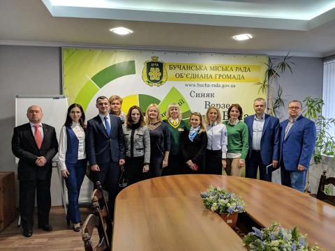 Буча зустрічала делегацію з Республіки Білорусь Буча зустрічала делегацію з Республіки Білорусь