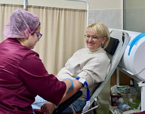 У Бучі відбувся День донора: вдалося зібрати близько 20 літрів крові, які можуть врятувати десятки життів