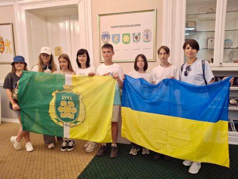 Щасливі миті літа: діти Бучанської громади повернулися з відпочинку в Угорщині Щасливі миті літа: діти Бучанської громади повернулися з відпочинку в Угорщині