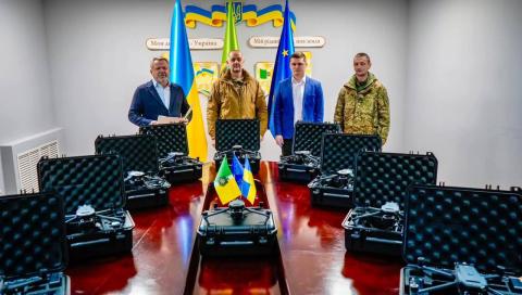 Бучанська громада передала ще 10 Mavic 3T для 4-ї бригади швидкого реагування НГУ «Рубіж» Бучанська громада передала ще 10 Mavic 3T для 4-ї бригади швидкого реагування НГУ «Рубіж»