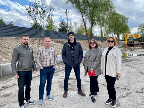 Обмін досвідом щодо функціонування тимчасової станції переробки будівельних відходів Обмін досвідом щодо функціонування тимчасової станції переробки будівельних відходів