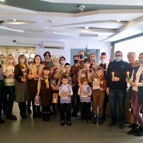 Вифлеємський вогонь миру в Київській області Вифлеємський вогонь миру в Київській області