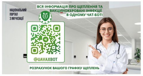 Зручний онлайн сервіс - чат-бот з вакцинації 